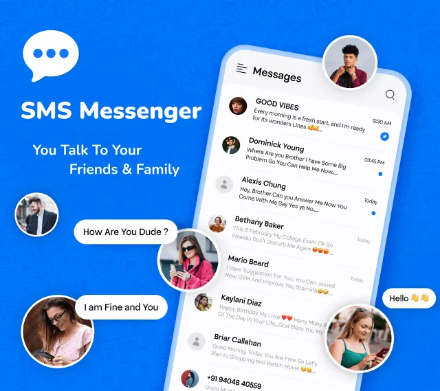 Messages - Screen 1