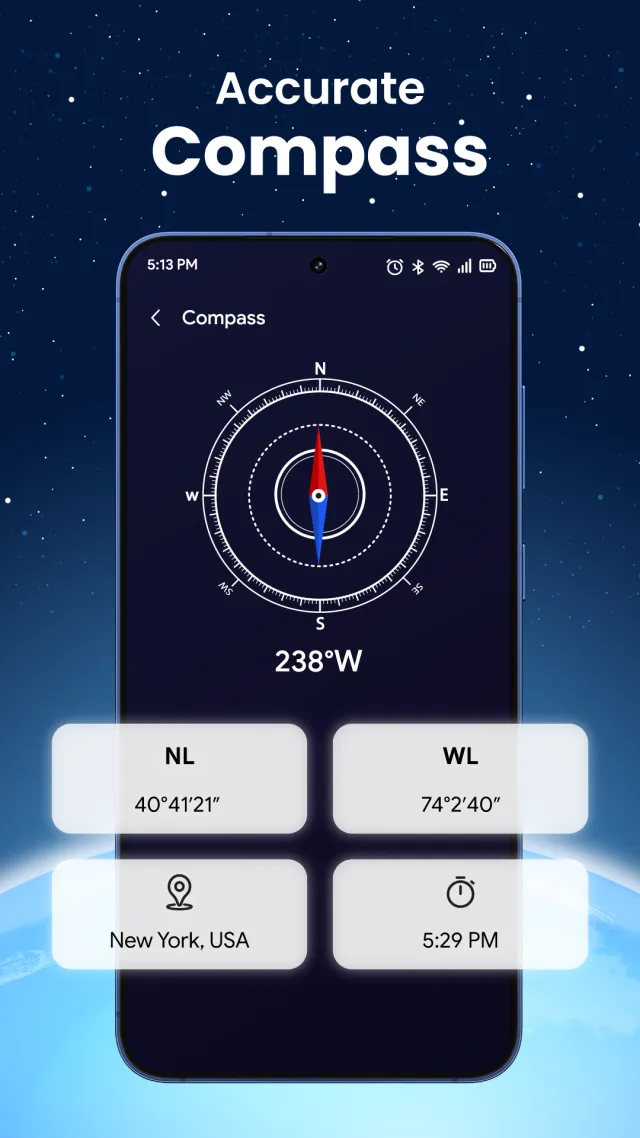 Live World Map: Satellite View - Screen 7