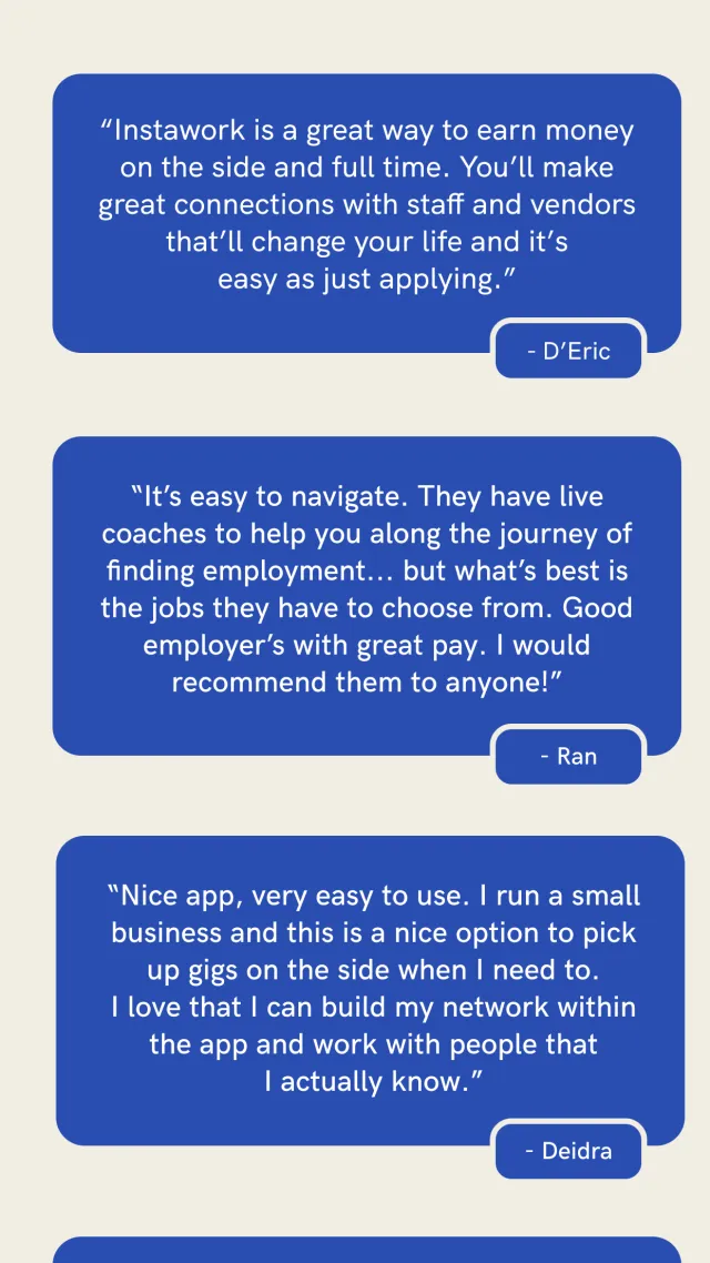 Instawork: Be your own boss - Screen 7
