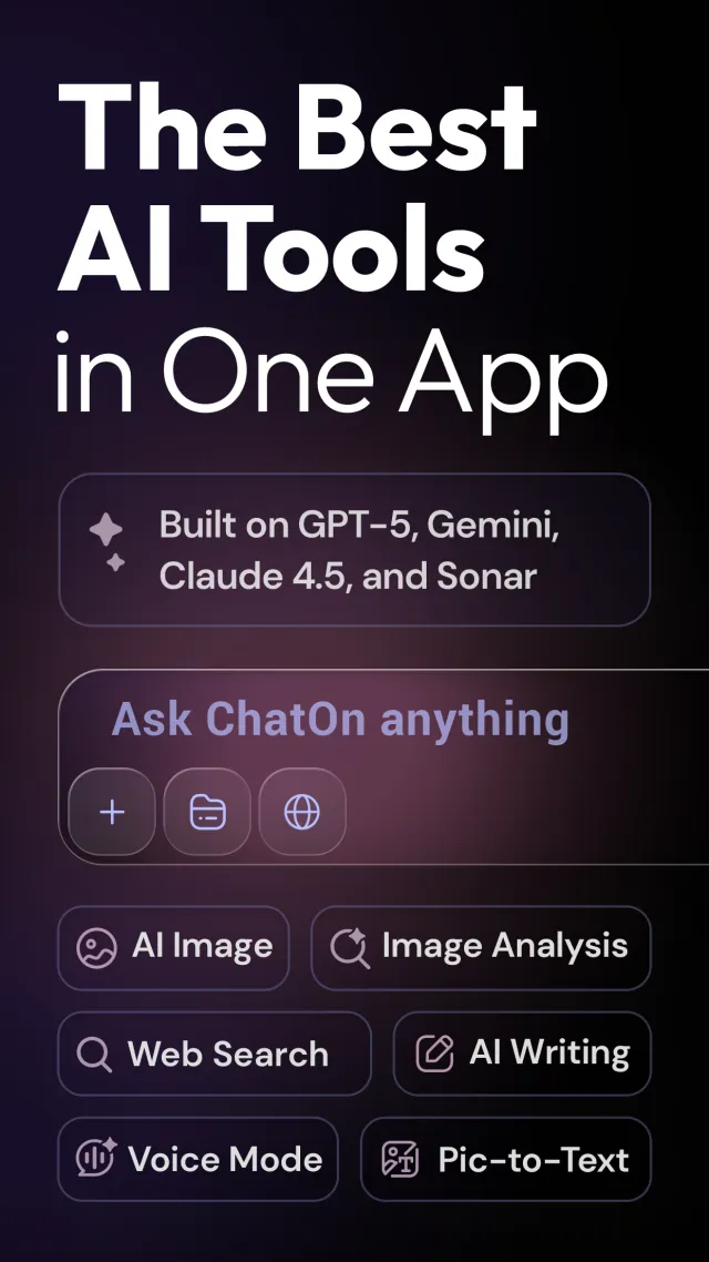ChatOn - AI Chat Bot Assistant - Screen 1