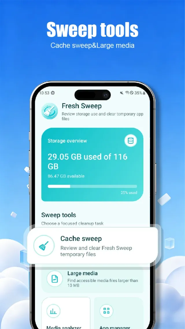 Fresh Sweep - Screen 2