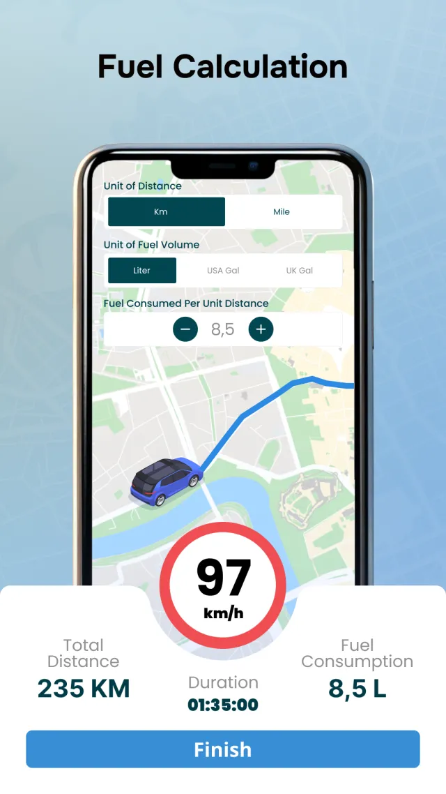Map Drive - Radar, Speedometer - Screen 7