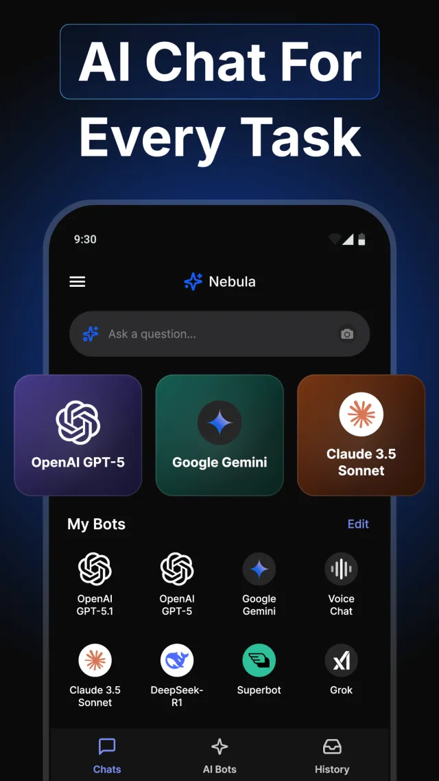 Nebula - AI Chatbot Assistant - Screen 2