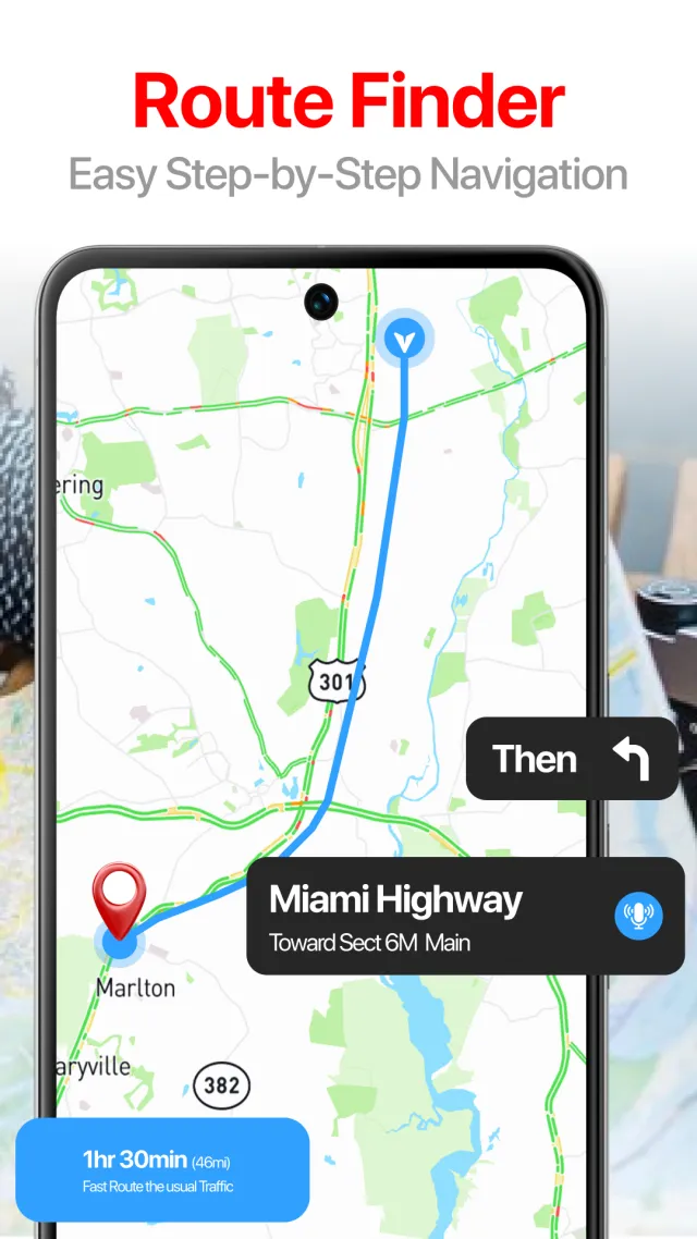 Live Earth Maps: GPS Satellite - Screen 2