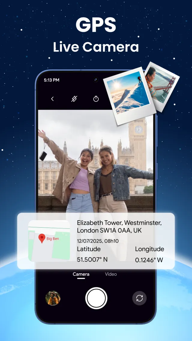 Live World Map: Satellite View - Screen 5
