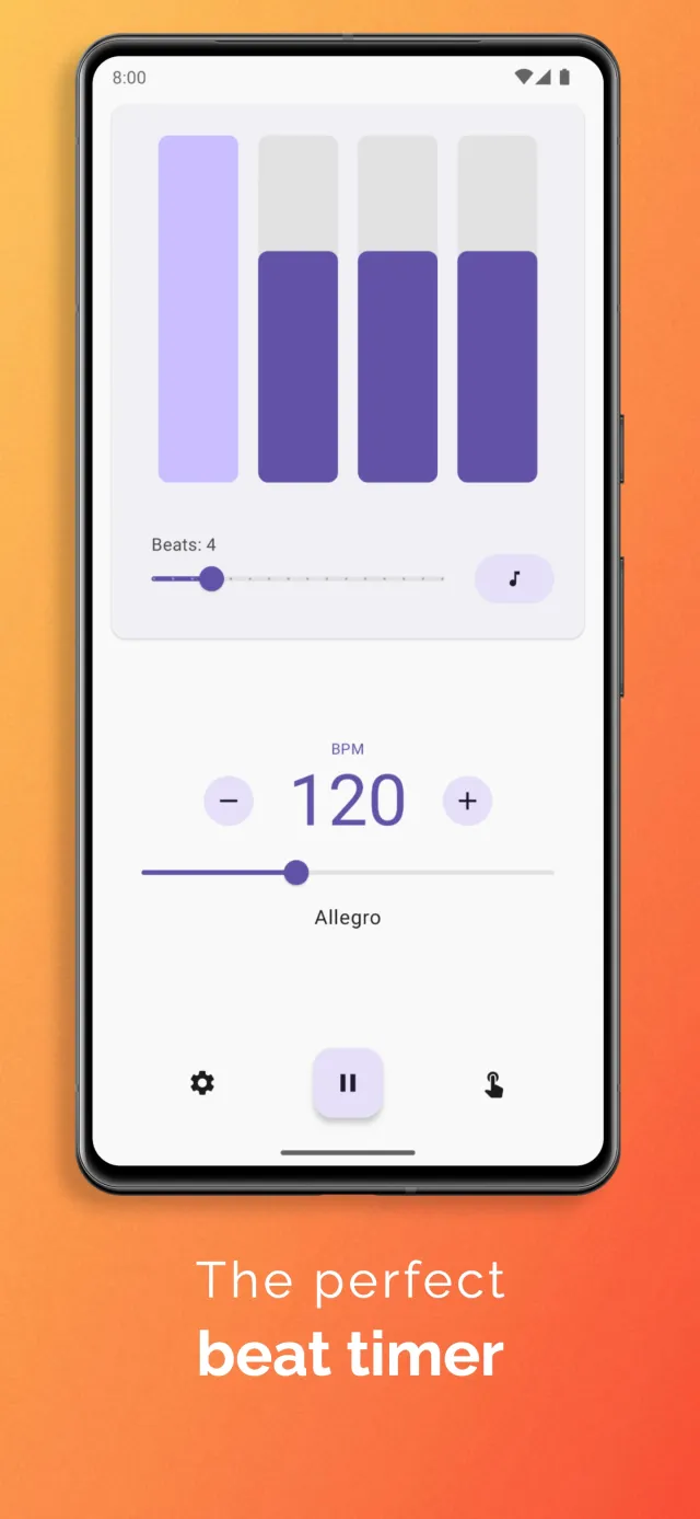 Easy Metronome - Screen 1