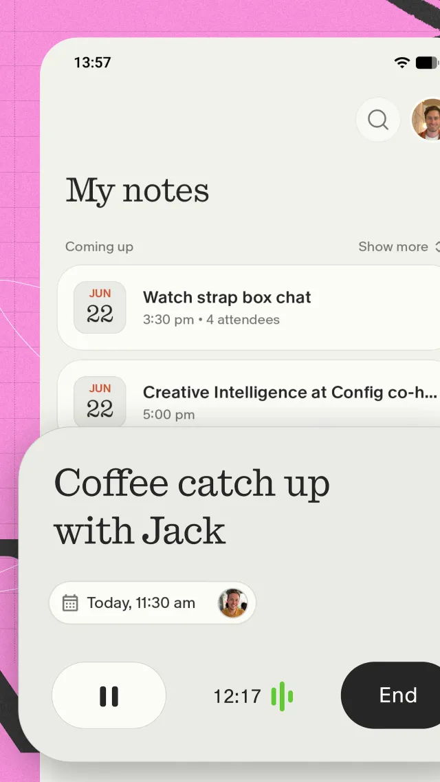 Granola - AI Meeting Notes - Screen 2