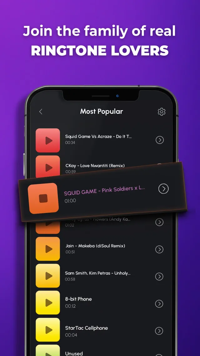 Phone Ringtones - Screen 3