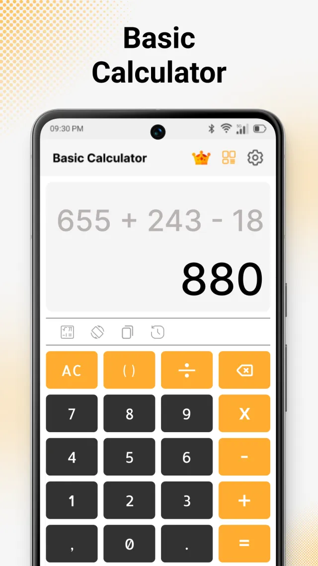 Basic Calculator For Android - Screen 2