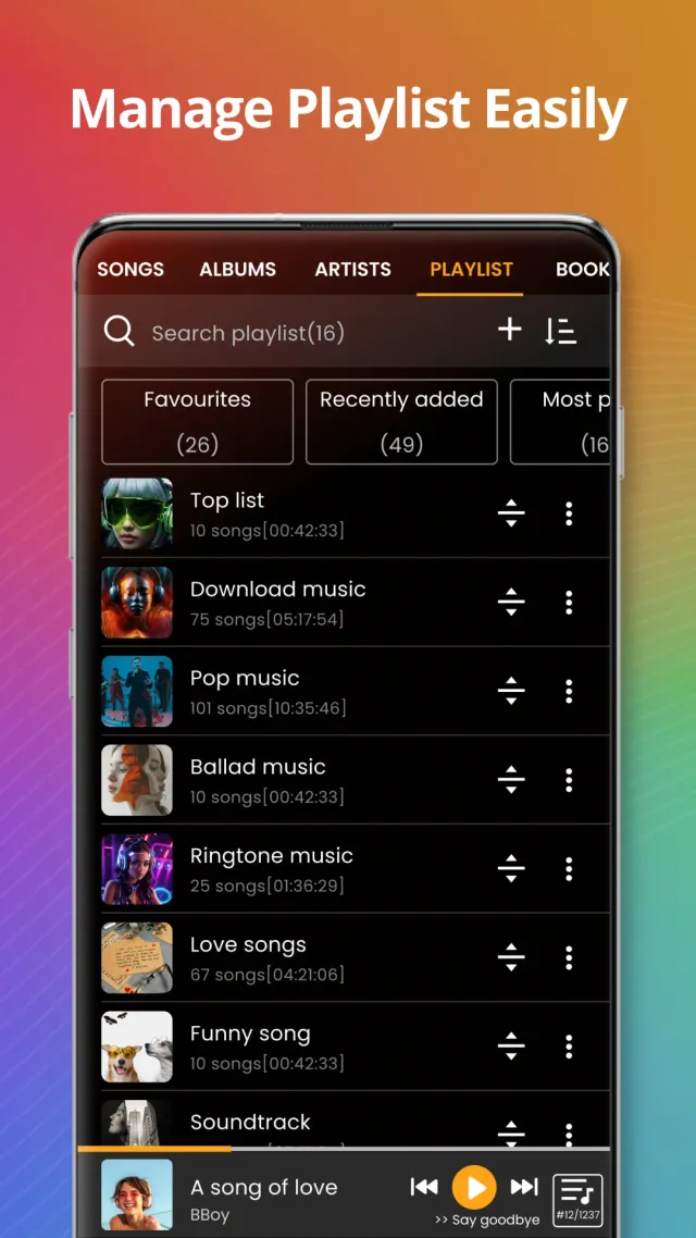 Music player - Screen 2