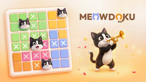 Meowdoku: Brain Puzzle Games - Screen 1