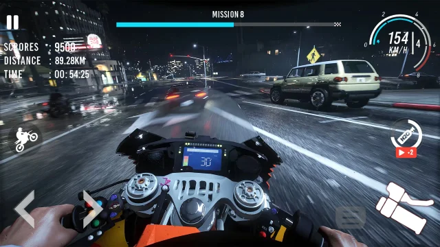 Traffic Bike Rider Rush - Screen 1