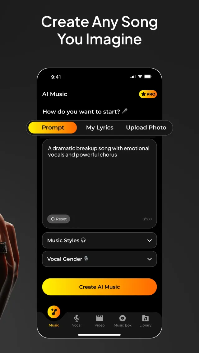 AI Song Generator - Jukebox - Screen 2