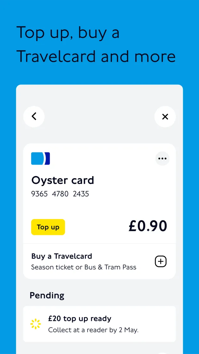 TfL Go: Plan, Pay, Travel - Screen 3
