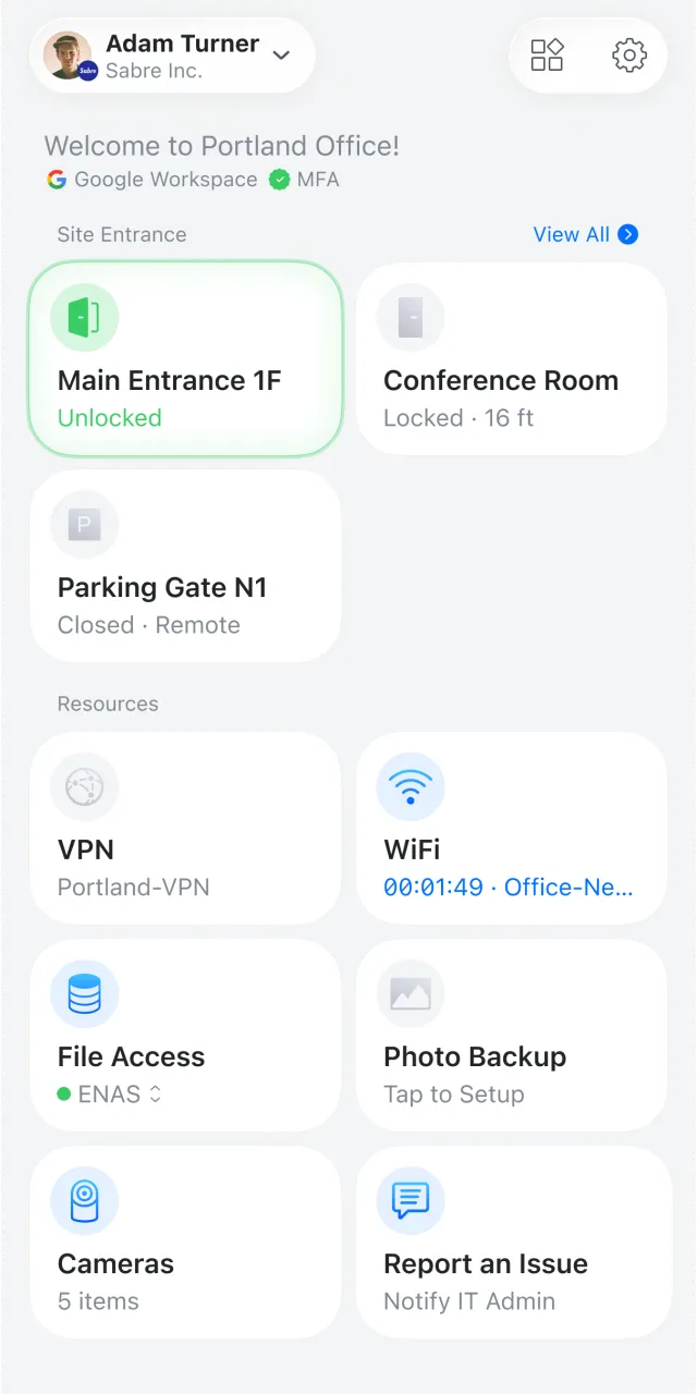 UniFi Endpoint - Screen 1