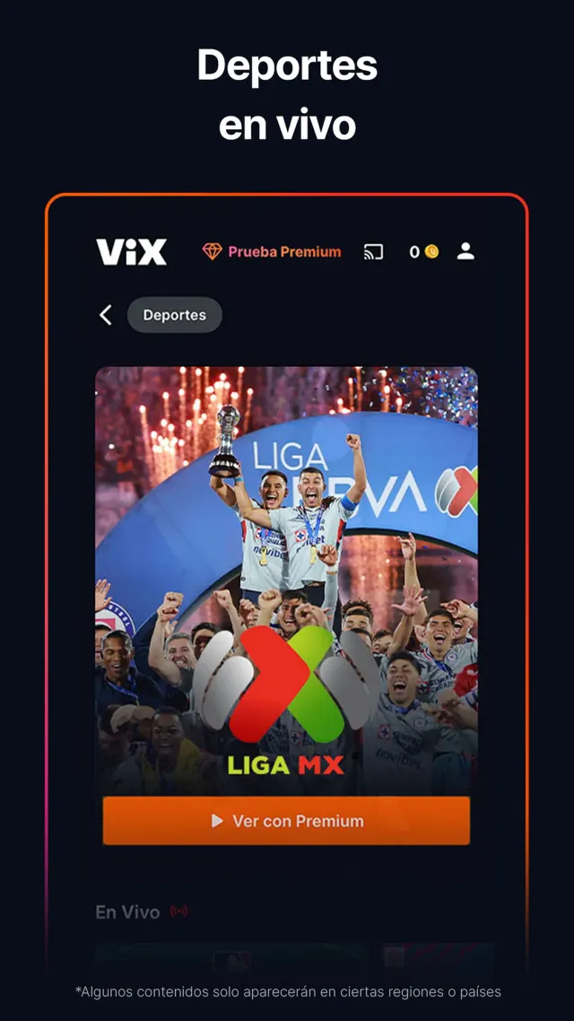 ViX: TV, Deportes y Noticias - Screen 2