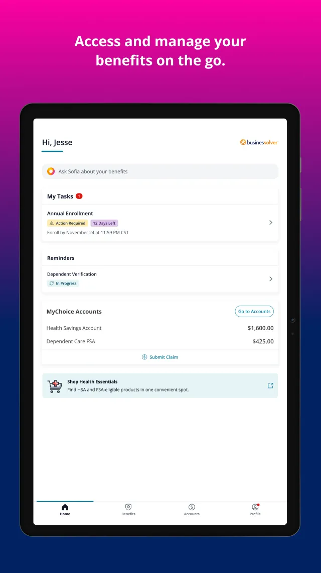MyChoice Benefits - Screen 5
