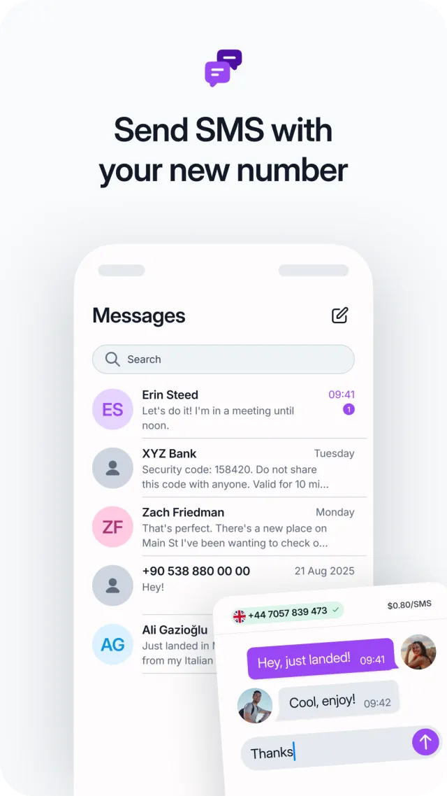 Roamless: eSIM & 2nd Number - Screen 4