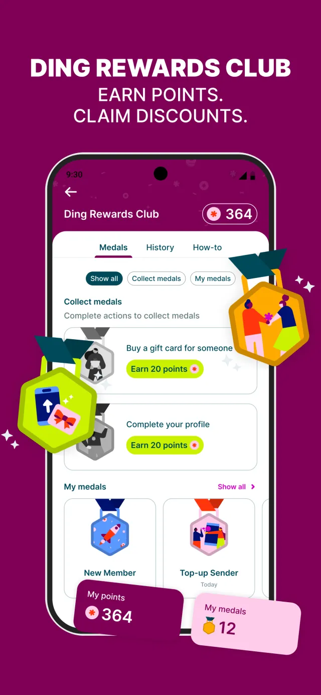 Ding Recharge & Giftcards - Screen 6