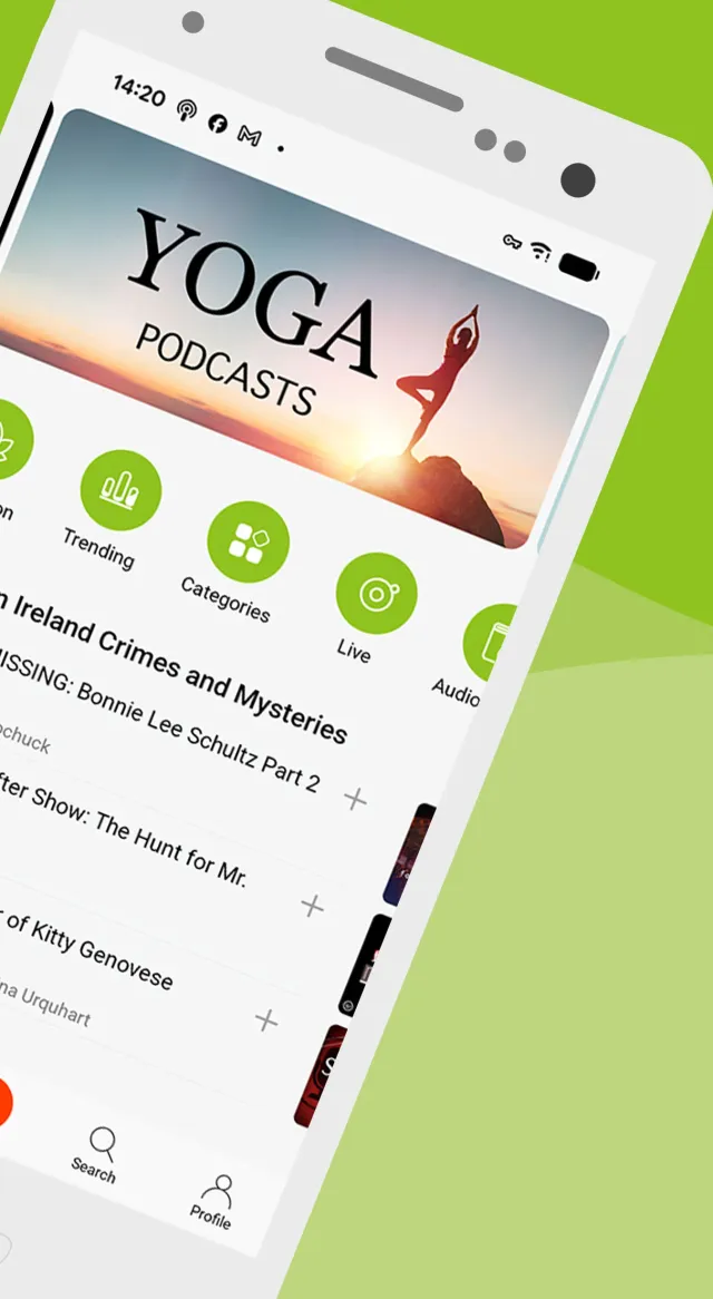 Podcast Player App - Podbean - Screen 2