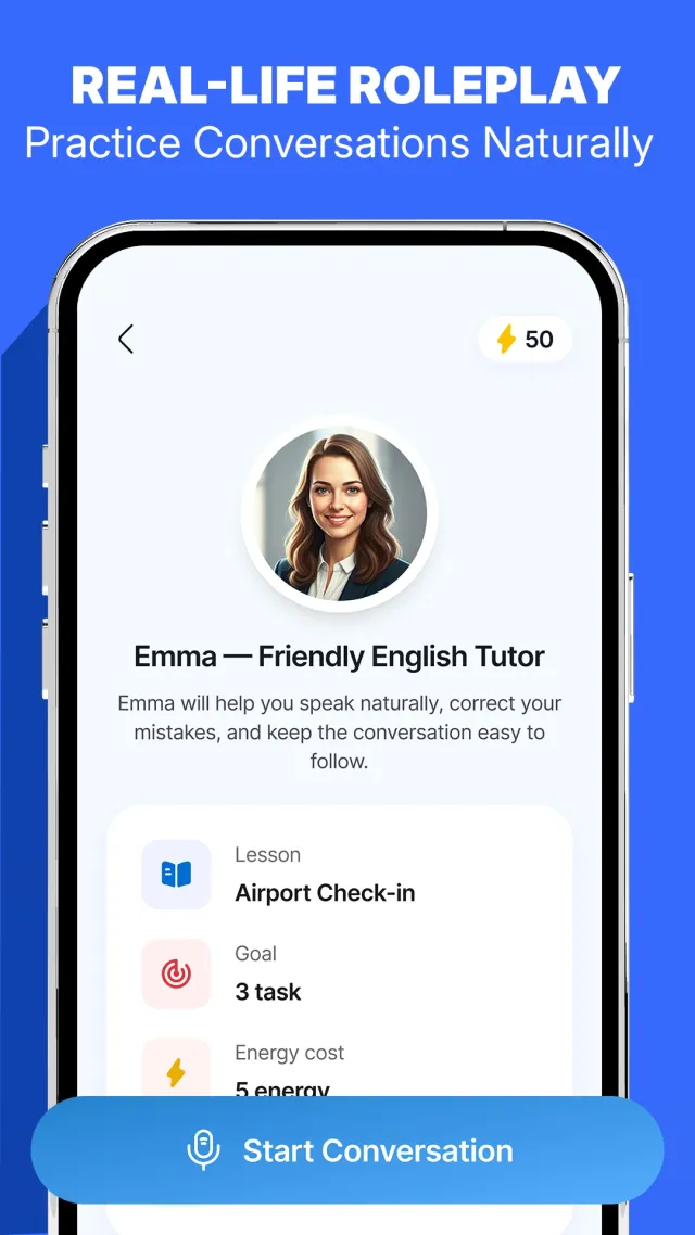 SayDuo: AI Language Learning - Screen 2