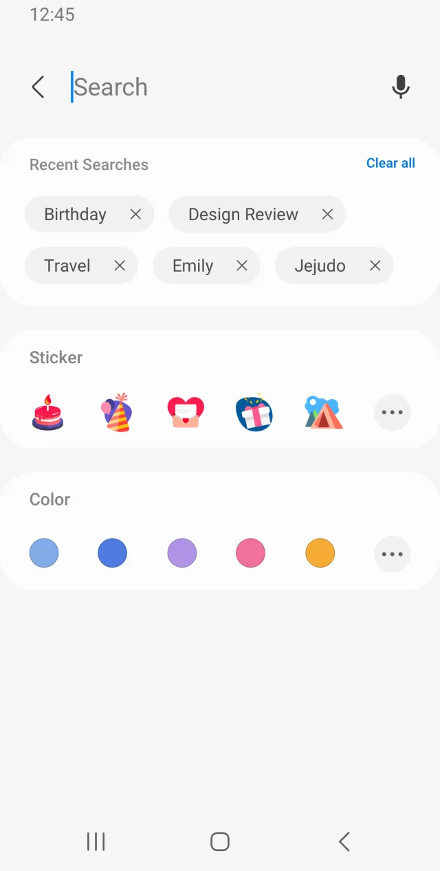 Samsung Calendar - Screen 3