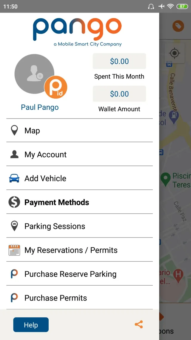 Pango Parking - Screen 1