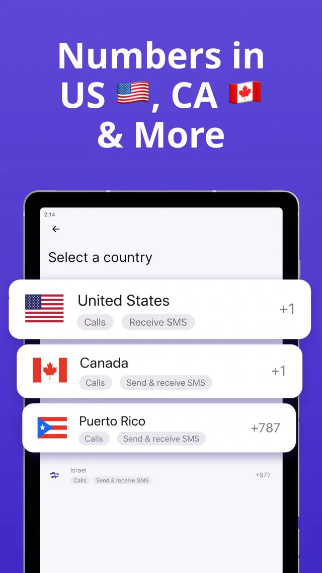 2nd Phone Number Calling, Text - Screen 8