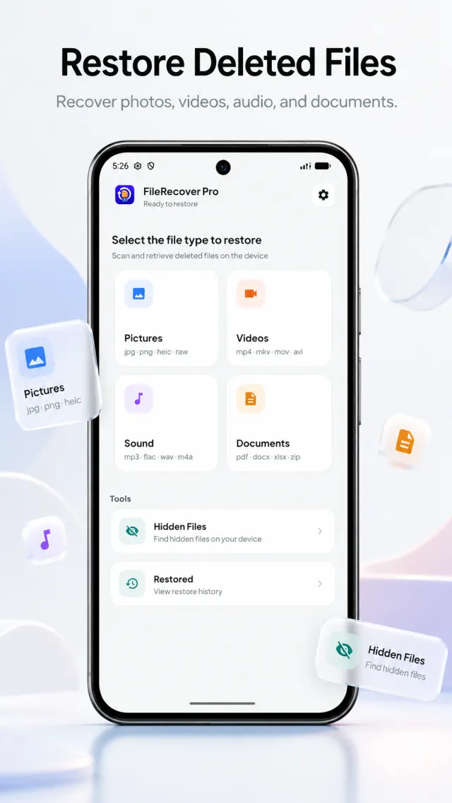 FileRecover Pro - Screen 1