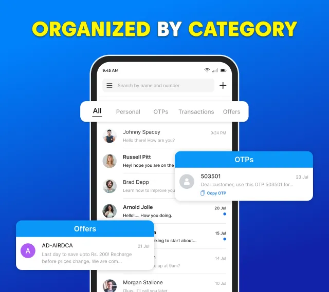 Messages: SMS Text Messenger - Screen 1