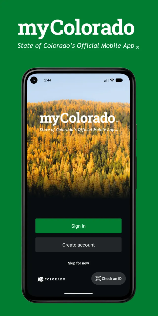 myColorado - Screen 1