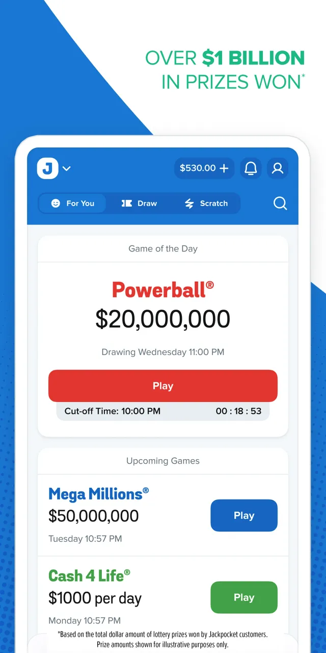Jackpocket Lottery App - Screen 2