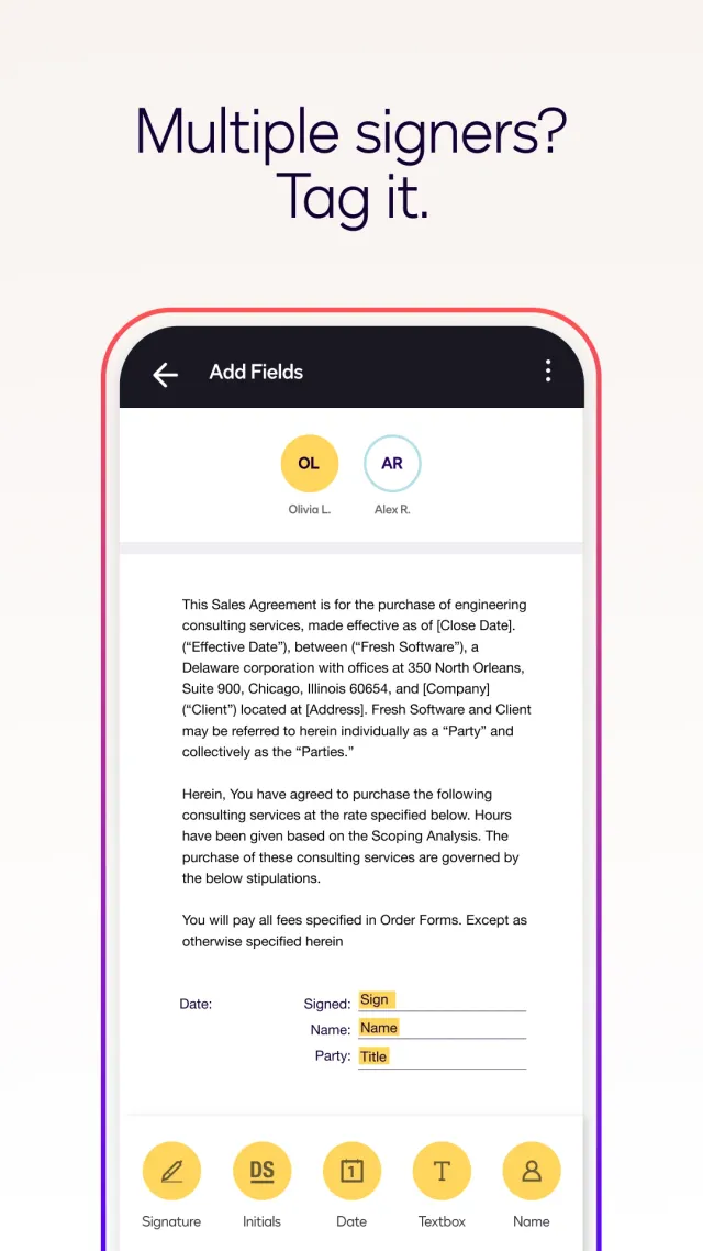Docusign - Upload & Sign Docs - Screen 5