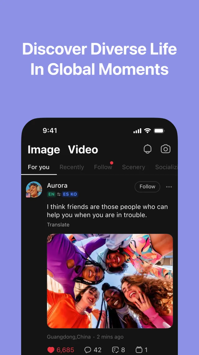 Talkin: Global Friends & Chat - Screen 3