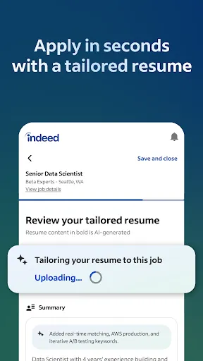 Indeed Job Search - Screen 5