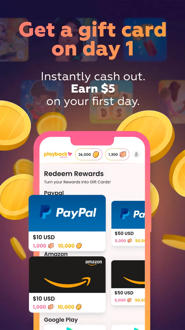Playback: Get Paid to Play - Screen 5