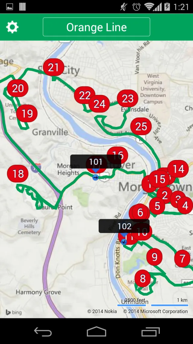 Mountain Line Bus Finder - Screen 2