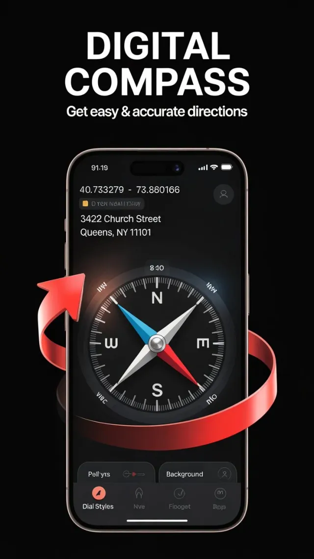 Digital Compass for Android - Screen 1