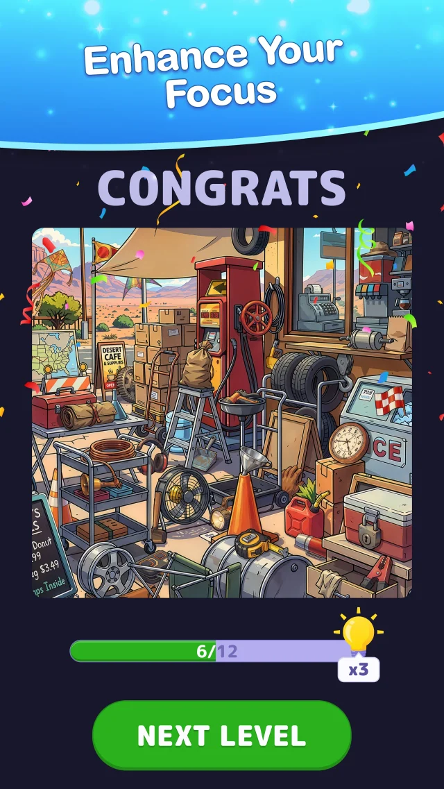 Find Hidden Objects - Spot It! - Screen 4