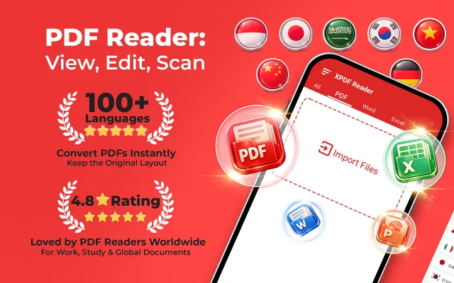 PDF Reader: View, Edit, Scan - Screen 1