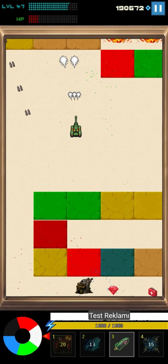 Blocked Pixel Panzer - Screen 2