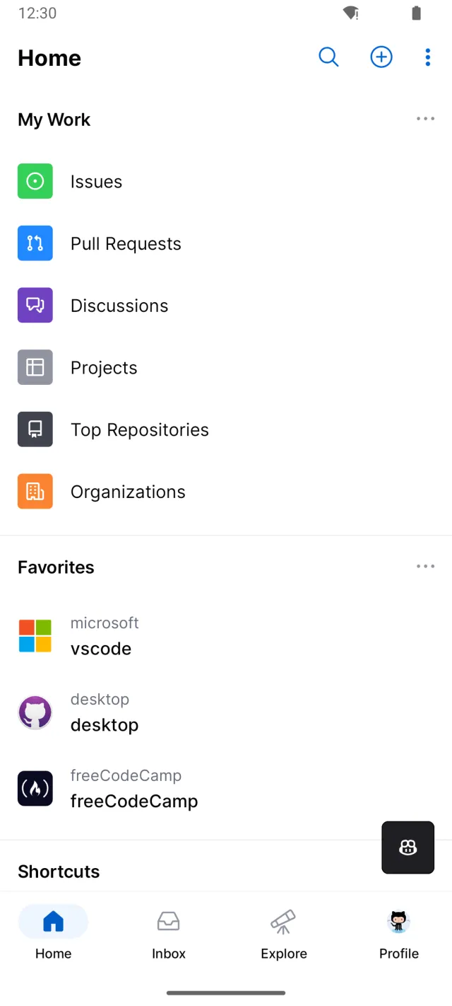 GitHub - Screen 1