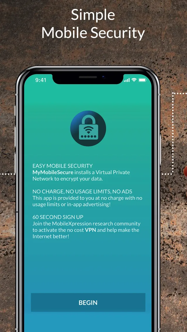 My Mobile Secure VPN - Screen 3