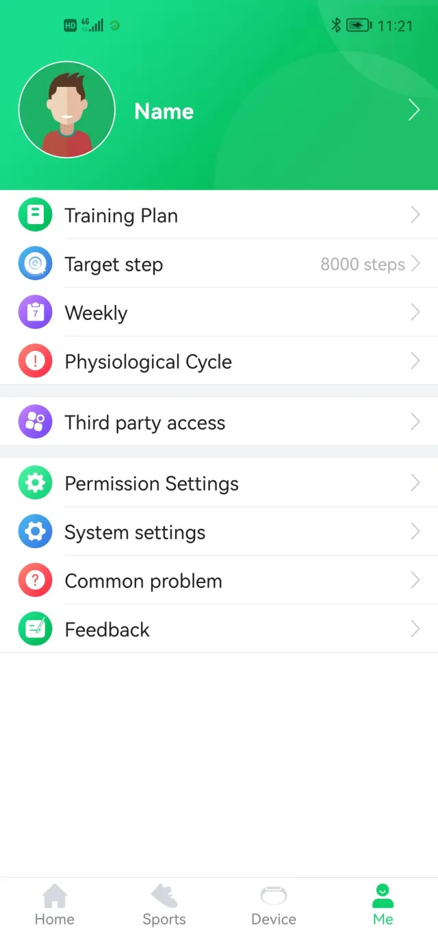 GloryFit - Screen 4