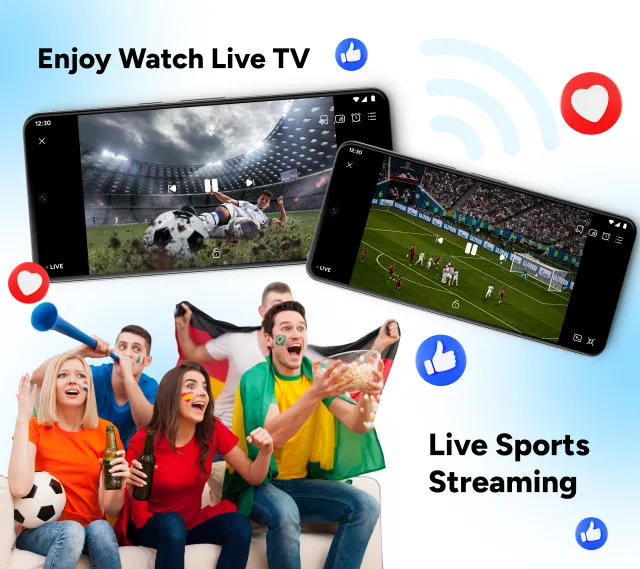 Live TV: Live Sports Streaming - Screen 1