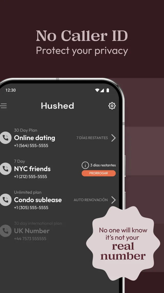Hushed: US Second Phone Number - Screen 5