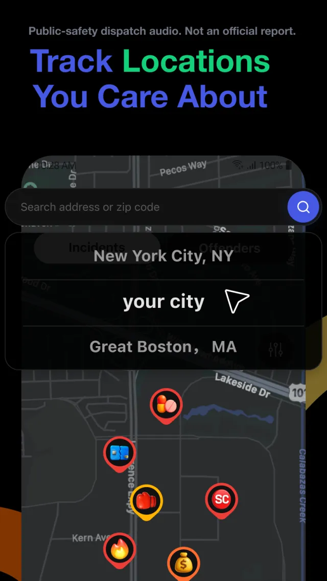 CrimeRadar: Dispatch Alerts - Screen 3