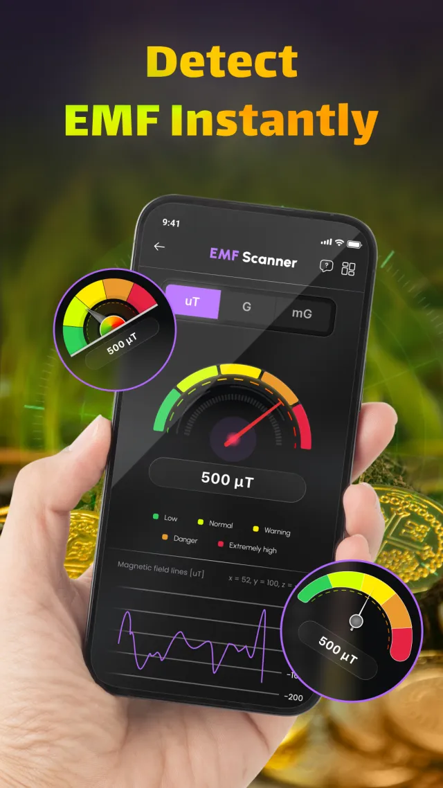 EMF Detector - Smart Sensor - Screen 1