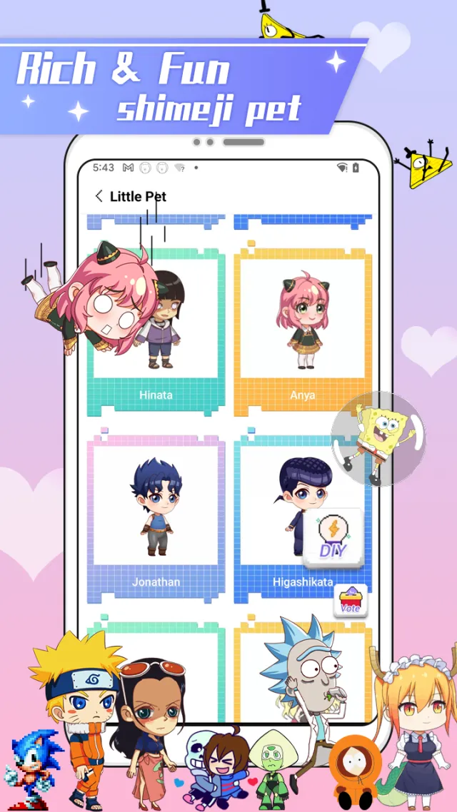 Anime Shimeji Screen Pets - Screen 8