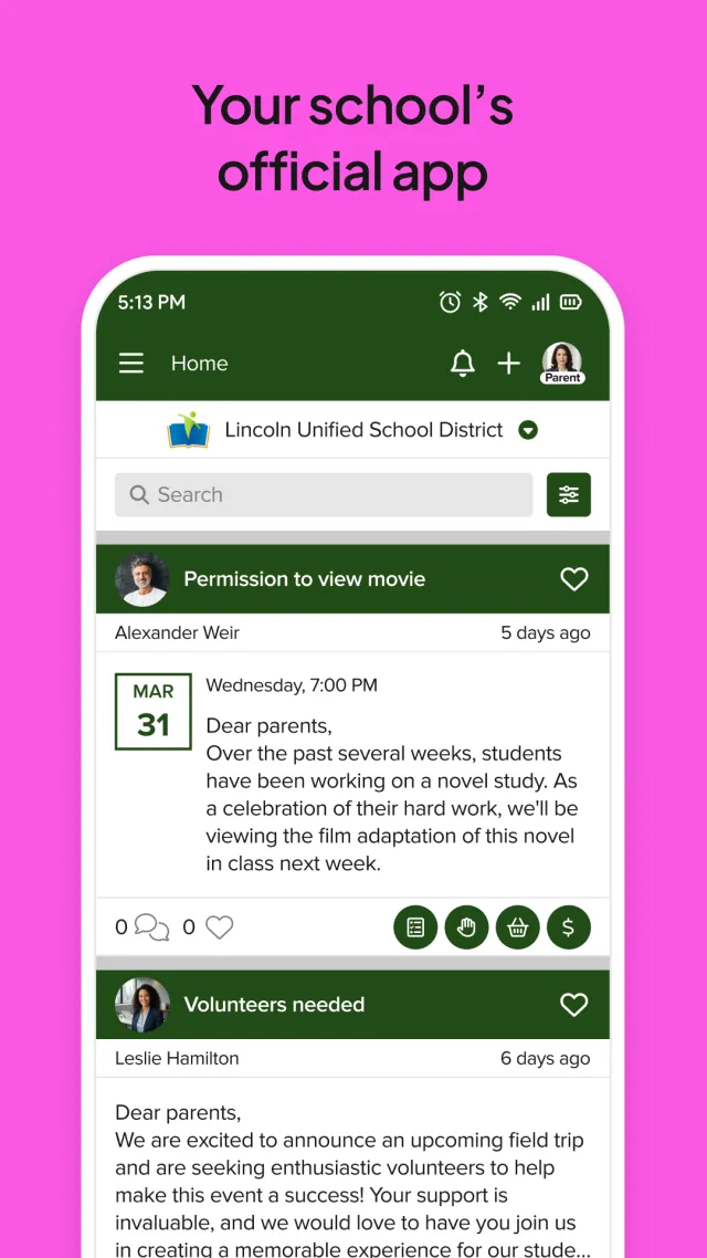 ParentSquare - Screen 2